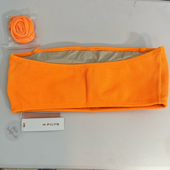 Pilyq Papaya Reef Tube Bandeau Top NWT - Picture 5 of 7